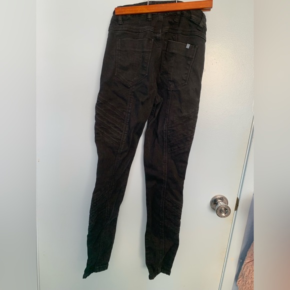 Y2k Bebe black heartbreaker skinny jeans - Picture 3 of 10